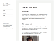 Tablet Screenshot of jedmccaleb.com